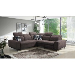Ascot III Corner Sofa with Sleeping Function, USB Port, and Headrests | Your Classy Furniture