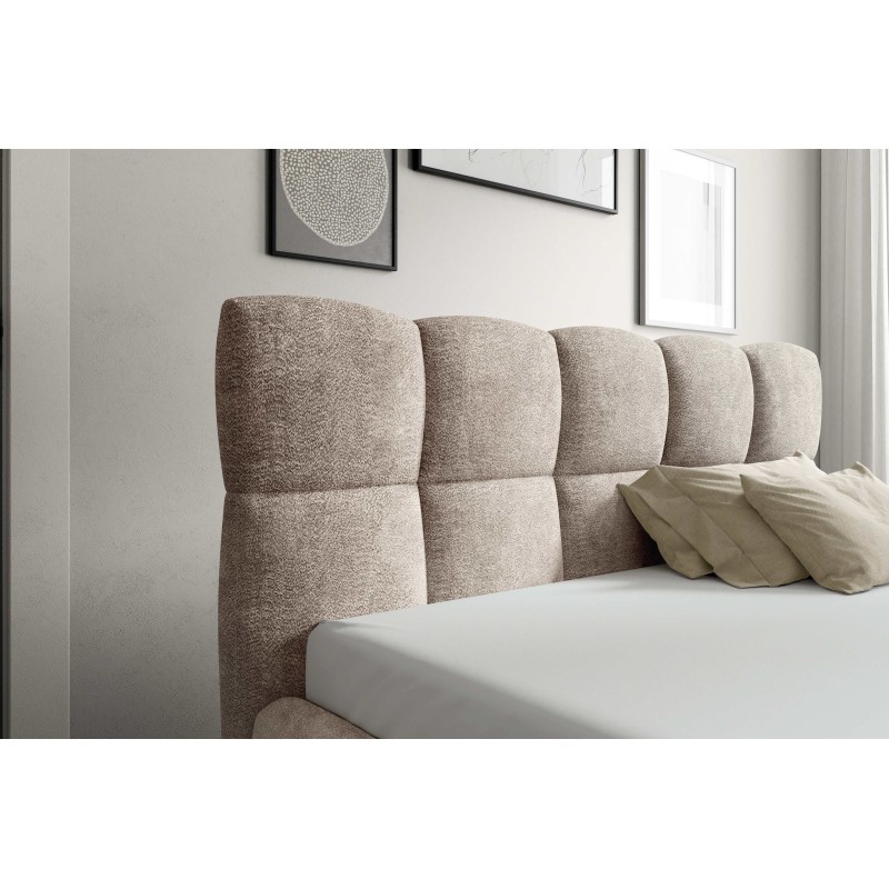 Łóżko kontynentalne Orivo z pojemnikiem na pościel tkanina Coral 85 Łóżko kontynentalne Orivo z pojemnikiem na pościel tkanina Coral 85