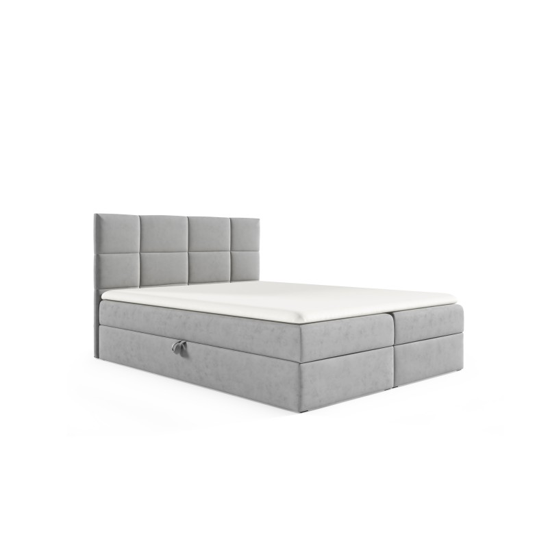 Łóżko kontynentalne Feron z pojemnikiem na pościel tkanina Fresh 01 Łóżko kontynentalne Feron z pojemnikiem na pościel tkanina Fresh 01