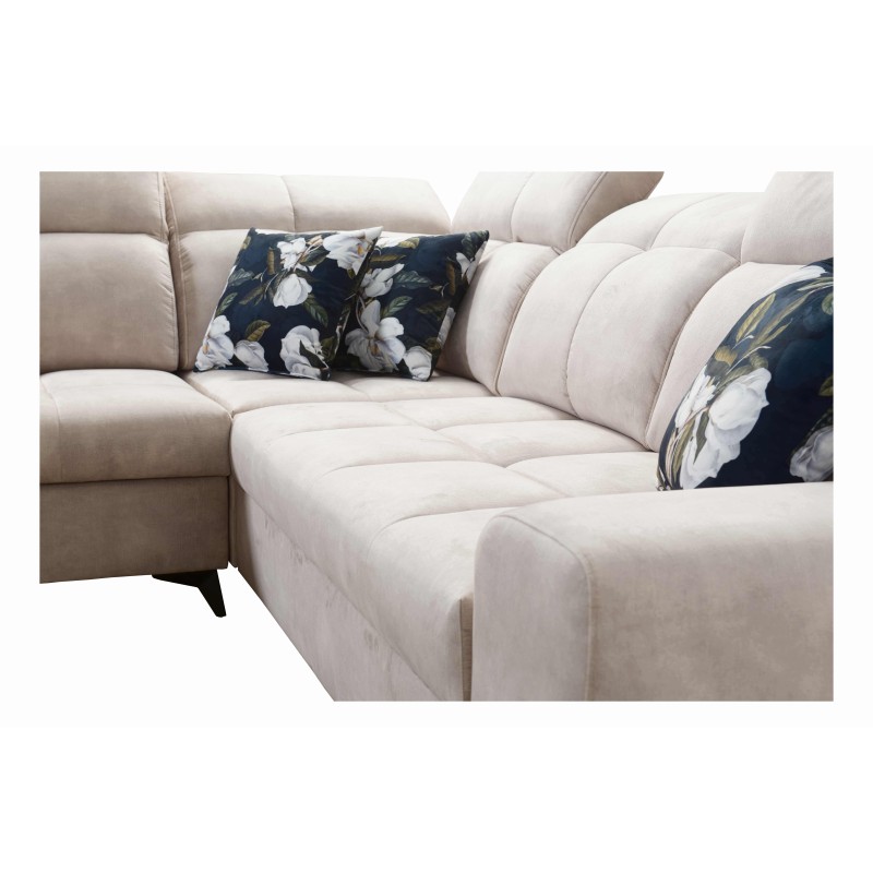 Ascot III Corner Sofa with Sleeping Function, USB Port, and Headrests | Your Classy Furniture Ascot III Corner Sofa with Sleeping Function, USB Port, and Headrests | Your Classy Furniture