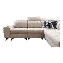 Ascot III Corner Sofa with Sleeping Function, USB Port, and Headrests | Your Classy Furniture Ascot III Corner Sofa with Sleeping Function, USB Port, and Headrests | Your Classy Furniture