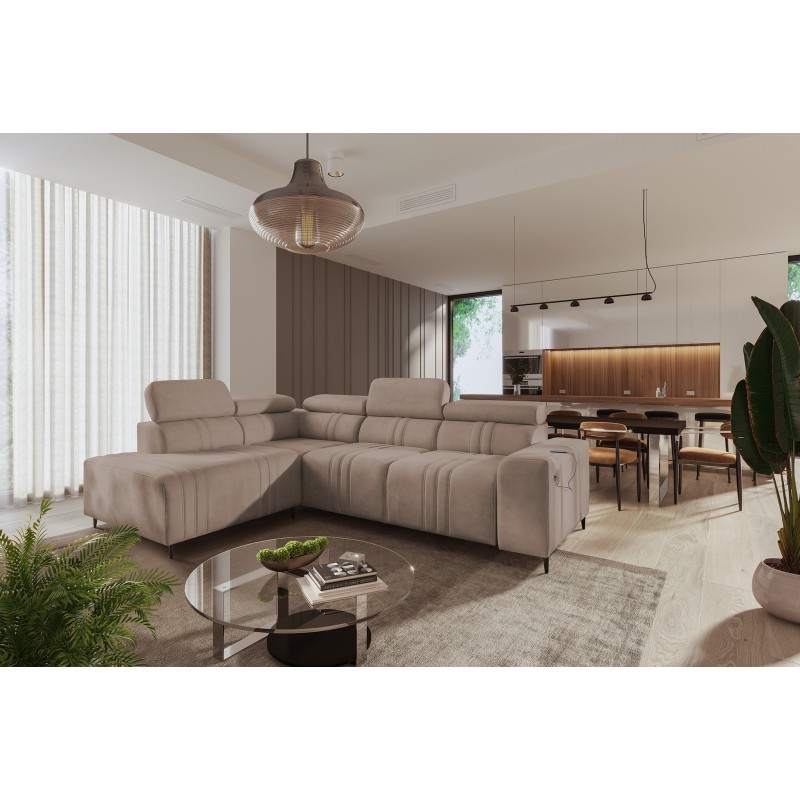 Narożnik Verona VII z funkcją spania tkanina Vena 14 Narożnik Verona VII z funkcją spania tkanina Vena 14