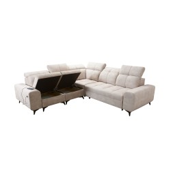 Ascot III Corner Sofa with Sleeping Function, USB Port, and Headrests | Your Classy Furniture Ascot III Corner Sofa with Sleeping Function, USB Port, and Headrests | Your Classy Furniture