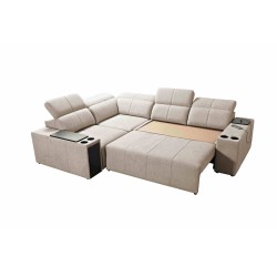 Narożnik Milano II Mix z funkcją spania i relax Plecionka, Verita 76 Narożnik Milano II Mix z funkcją spania i relax Plecionka, Verita 76