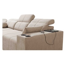 Narożnik Milano II Mix z funkcją spania i relax Plecionka, Verita 88 Narożnik Milano II Mix z funkcją spania i relax Plecionka, Verita 88