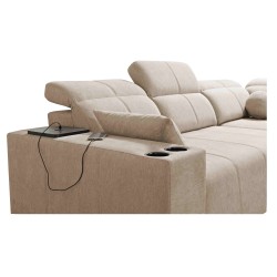 Narożnik Milano II Mix z funkcją spania i relax Plecionka, Verita 54 Narożnik Milano II Mix z funkcją spania i relax Plecionka, Verita 54