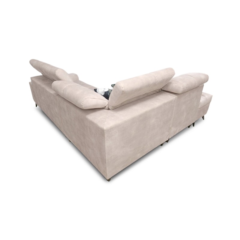 Ascot VII corner sofa with sleeping function, USB port, adjustable headrests – sophistication and comfort in one Ascot VII corner sofa with sleeping function, USB port, adjustable headrests – sophistication and comfort in one