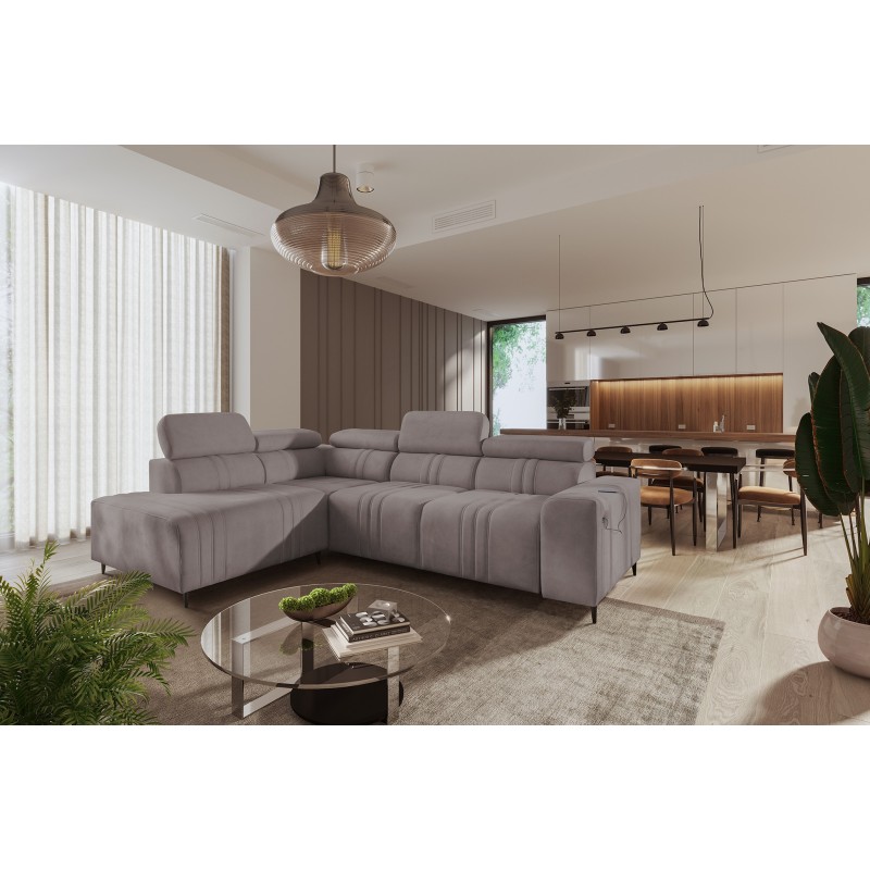 Narożnik Verona VII z funkcją spania tkanina Vena 8 Narożnik Verona VII z funkcją spania tkanina Vena 8