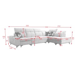 Ascot XI Corner Sofa with Sleeping Function - Luxury and Comfort in Your Home Ascot XI Corner Sofa with Sleeping Function - Luxury and Comfort in Your Home