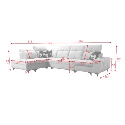 Ascot XI Corner Sofa with Sleeping Function - Luxury and Comfort in Your Home Ascot XI Corner Sofa with Sleeping Function - Luxury and Comfort in Your Home