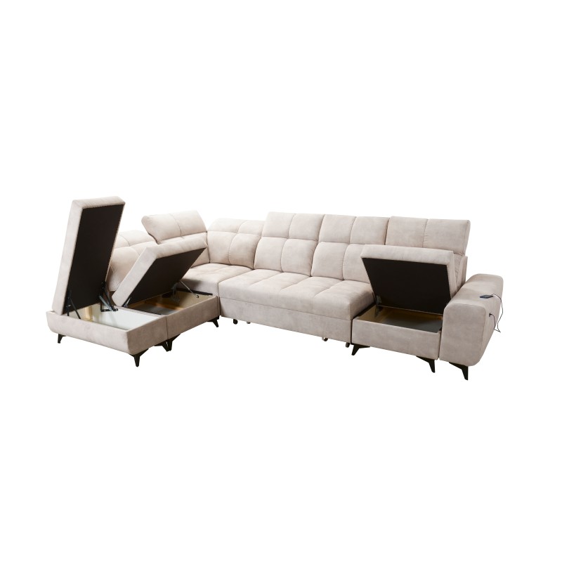 Ascot XI Corner Sofa with Sleeping Function - Luxury and Comfort in Your Home Ascot XI Corner Sofa with Sleeping Function - Luxury and Comfort in Your Home