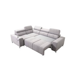 Narożnik Verona II Mix z funkcją spania i relax manualna | Twoja oaza komfortu Narożnik Verona II Mix z funkcją spania i relax manualna | Twoja oaza komfortu
