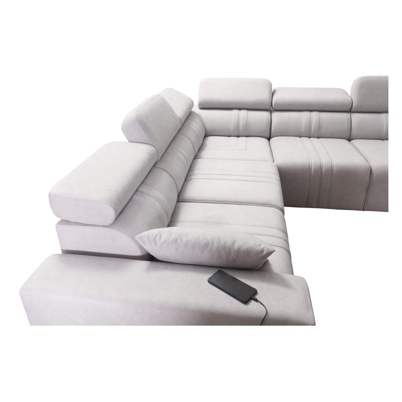 Narożnik Verona III z funkcją spania w tkaninie Welur, Vena 3 – elegancja i funkcjonalność w jednym meblu Narożnik Verona III z funkcją spania w tkaninie Welur, Vena 3 – elegancja i funkcjonalność w jednym meblu