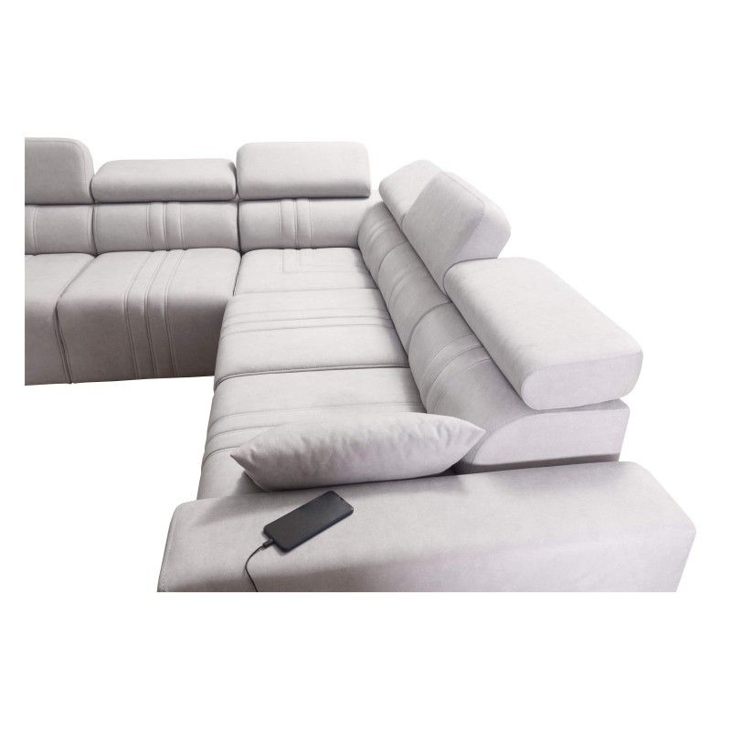 Narożnik Verona III z funkcją spania w tkaninie Welur, Vena 6 – elegancja i funkcjonalność w jednym meblu Narożnik Verona III z funkcją spania w tkaninie Welur, Vena 6 – elegancja i funkcjonalność w jednym meblu