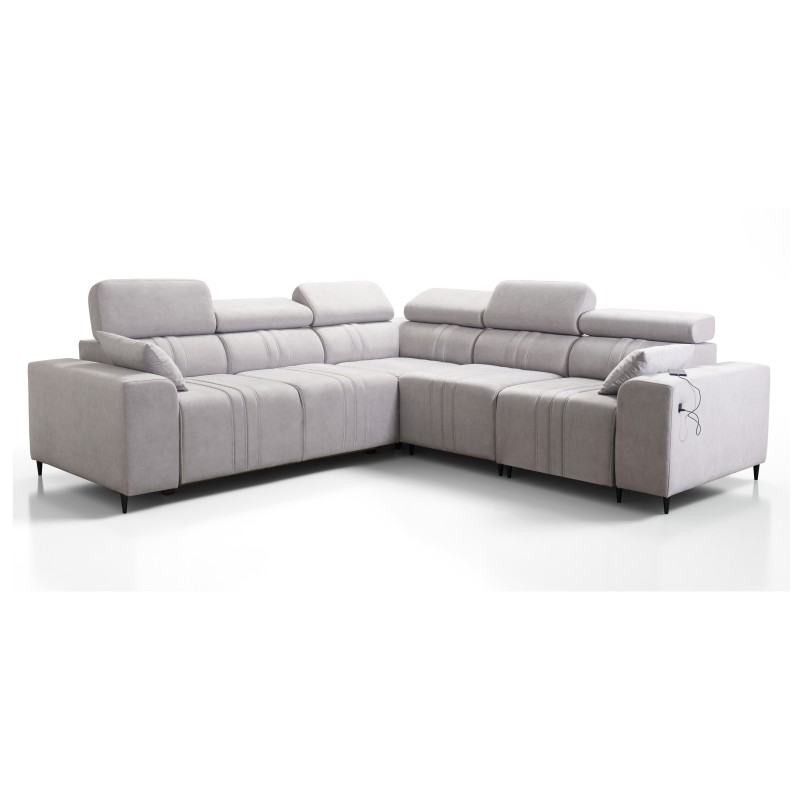 Narożnik Verona III z funkcją spania w tkaninie Welur, Vena 6 – elegancja i funkcjonalność w jednym meblu Narożnik Verona III z funkcją spania w tkaninie Welur, Vena 6 – elegancja i funkcjonalność w jednym meblu