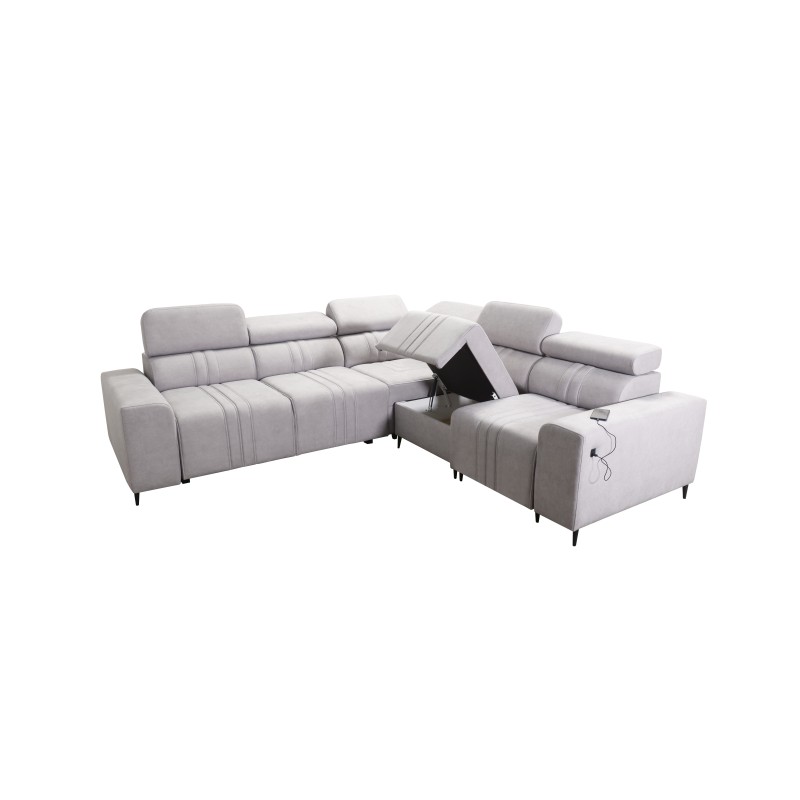 Narożnik Verona III z funkcją spania w tkaninie Welur, Vena 6 – elegancja i funkcjonalność w jednym meblu Narożnik Verona III z funkcją spania w tkaninie Welur, Vena 6 – elegancja i funkcjonalność w jednym meblu