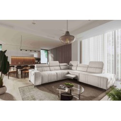 Narożnik Verona IX Mix z funkcją spania oraz funkcją relax manualna tkanina Vena 9