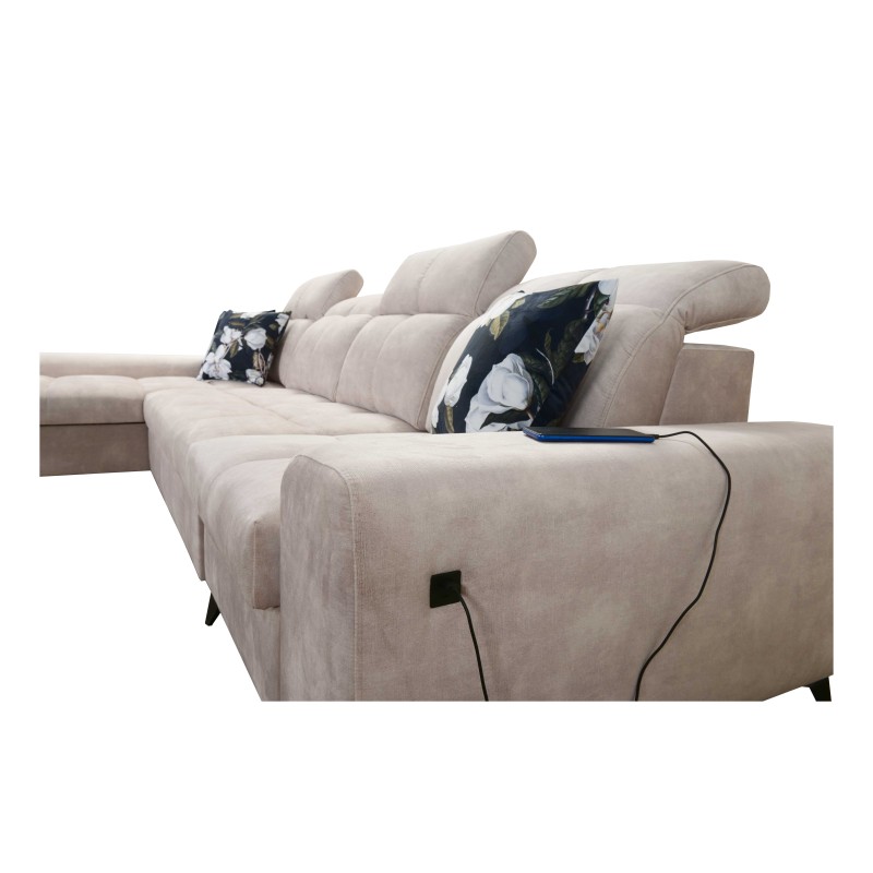 Ascot XII Corner Sofa with Sleeping Function - Comfort and Functionality in One Ascot XII Corner Sofa with Sleeping Function - Comfort and Functionality in One