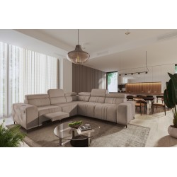 Narożnik Verona III Mix z funkcją spania oraz funkcją relax manualna tkanian Vena 14
