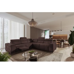 Narożnik Verona III Mix z funkcją spania oraz funkcją relax manualna tkanian Vena 13