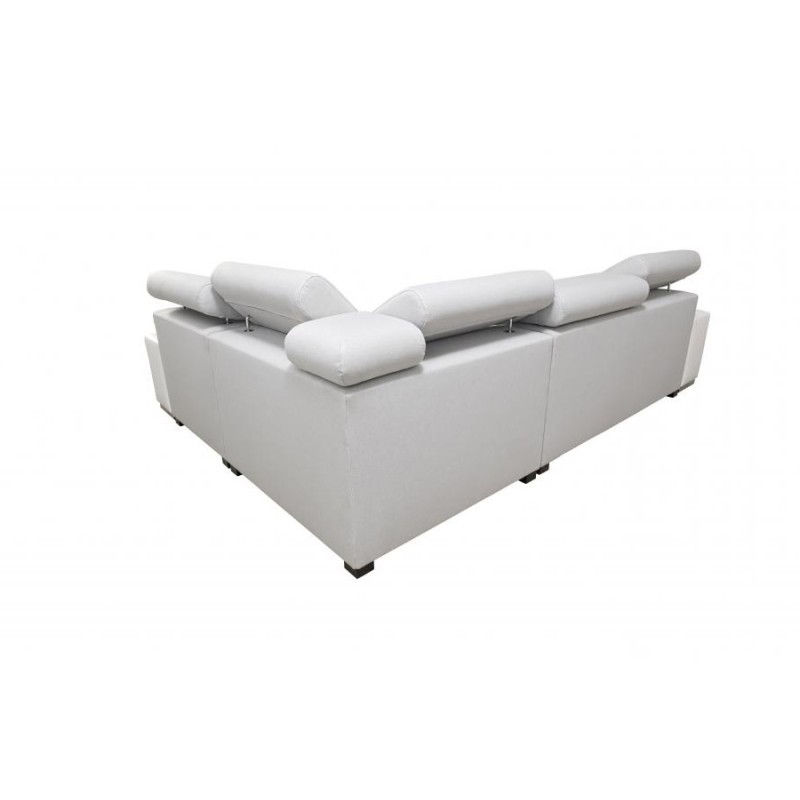 Narożnik Napoli II z funkcją spania oraz otwieranym barkiem Tkanina Amor Velvet 4302 + Ecoskóra Narożnik Napoli II z funkcją spania oraz otwieranym barkiem Tkanina Amor Velvet 4302 + Ecoskóra