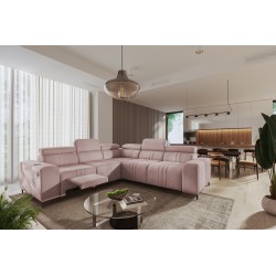 Narożnik Verona III Mix z funkcją spania oraz funkcją relax manualna tkanian Vena 10
