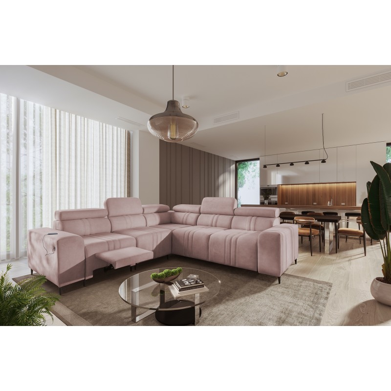 Narożnik Verona III Mix z funkcją spania oraz funkcją relax manualna tkanian Vena 10 Narożnik Verona III Mix z funkcją spania oraz funkcją relax manualna tkanian Vena 10