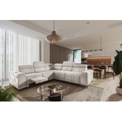 Narożnik Verona III Mix z funkcją spania oraz funkcją relax manualna tkanian Vena 9