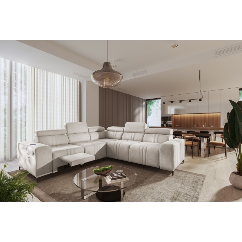 Narożnik Verona III Mix z funkcją spania oraz funkcją relax manualna tkanian Vena 9 Narożnik Verona III Mix z funkcją spania oraz funkcją relax manualna tkanian Vena 9