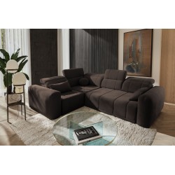 Narożnik Luxor II z funkcją spania tkanina Wind 28