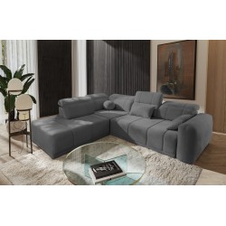 Narożnik Luxor VII z funkcją spania tkanina Wind 90