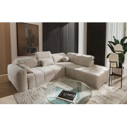 Narożnik Luxor VII z funkcją spania tkanina Wind 05
