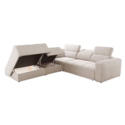Narożnik Luxor IX z funkcją spania tkanina Wind 05 Narożnik Luxor IX z funkcją spania tkanina Wind 05