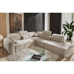 Narożnik Luxor IX z funkcją spania tkanina Wind 05