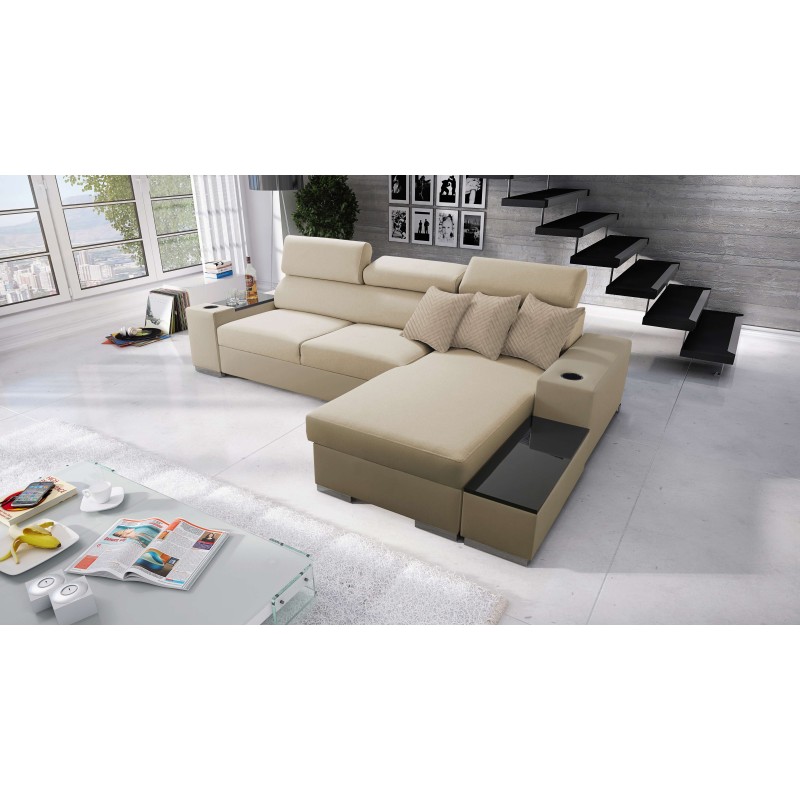 Narożnik Napoli I maxi z funkcją spania oraz otwieranym barkiem Tkanina Amor Velvet 4304 Narożnik Napoli I maxi z funkcją spania oraz otwieranym barkiem Tkanina Amor Velvet 4304