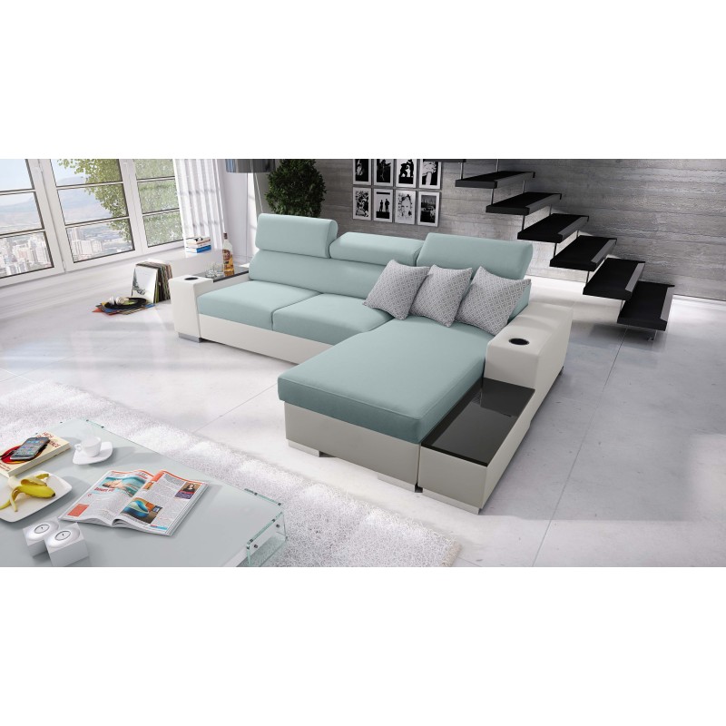 Napoli I maxi corner sofa with a sleeping function and an opening bar Napoli I maxi corner sofa with a sleeping function and an opening bar