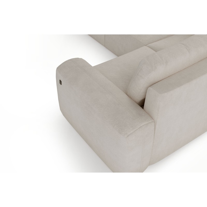 Narożnik Monaco II z funkcją spania w tkaninie Welur, Velo 621 - elegancja i funkcjonalność w jednym Narożnik Monaco II z funkcją spania w tkaninie Welur, Velo 621 - elegancja i funkcjonalność w jednym