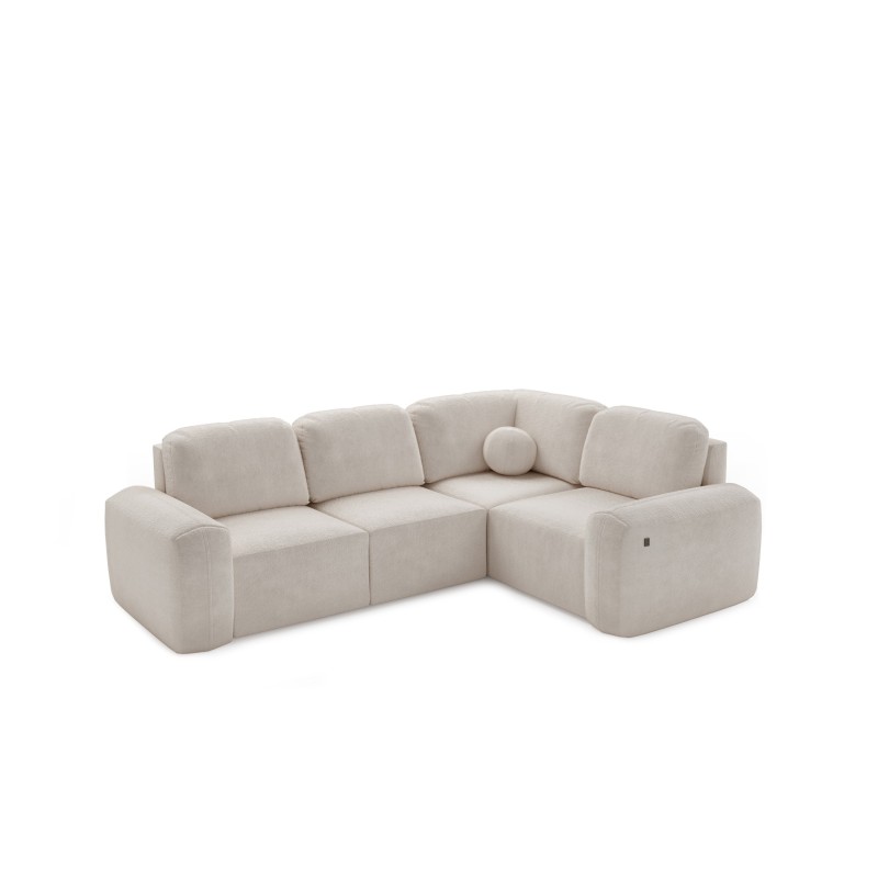 Narożnik Monaco II z funkcją spania w tkaninie Welur, Velo 621 - elegancja i funkcjonalność w jednym Narożnik Monaco II z funkcją spania w tkaninie Welur, Velo 621 - elegancja i funkcjonalność w jednym
