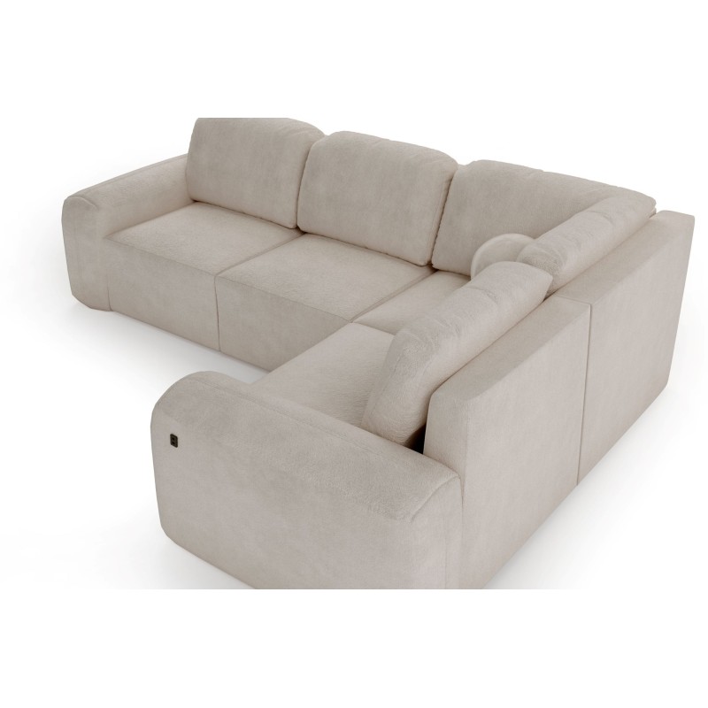 Narożnik Monaco II z funkcją spania w tkaninie Welur, Velo 621 - elegancja i funkcjonalność w jednym Narożnik Monaco II z funkcją spania w tkaninie Welur, Velo 621 - elegancja i funkcjonalność w jednym