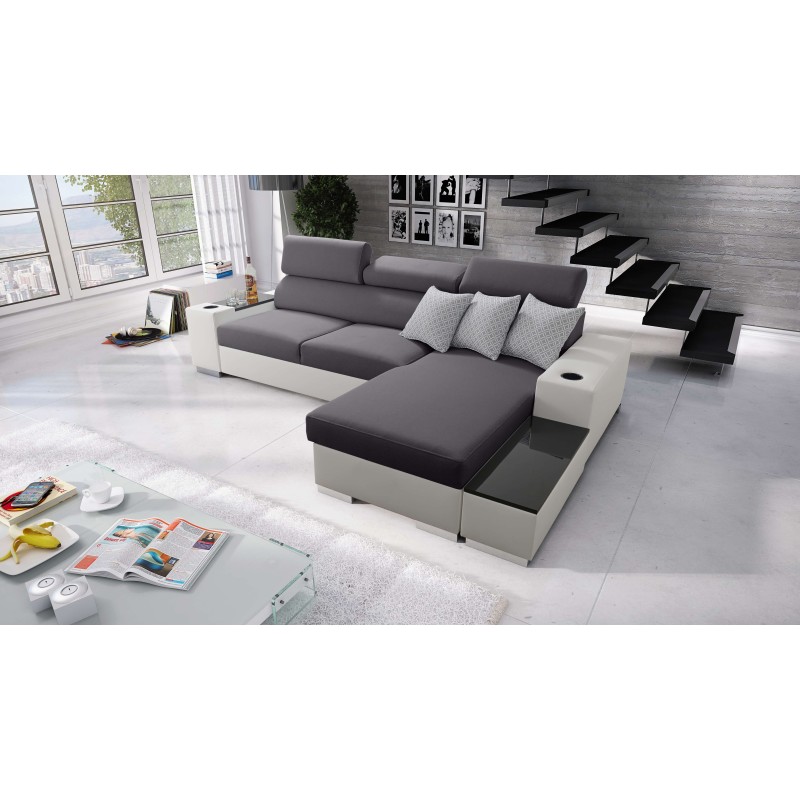 Napoli I maxi corner sofa with a sleeping function and an opening bar Napoli I maxi corner sofa with a sleeping function and an opening bar