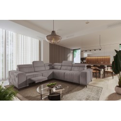 Narożnik Verona III Mix z funkcją spania oraz funkcją relax manualna tkanian Vena 8