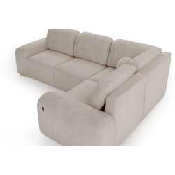 Narożnik Monaco II z funkcją spania w tkaninie Welur, Velo 637 - elegancja i funkcjonalność w jednym Narożnik Monaco II z funkcją spania w tkaninie Welur, Velo 637 - elegancja i funkcjonalność w jednym