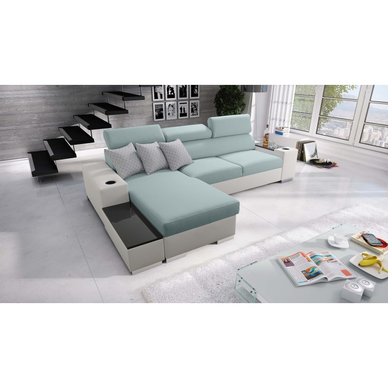 Napoli I maxi corner sofa with a sleeping function and an opening bar Napoli I maxi corner sofa with a sleeping function and an opening bar