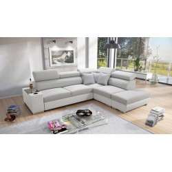 Napoli III corner sofa with sleeping function - elegance and functionality in one