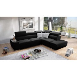 Napoli III corner sofa with sleeping function - elegance and functionality in one