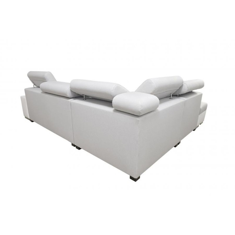 Narożnik Napoli III z funkcją spania oraz otwieranym barkiem Tkanina Luxo 6601 + Ecoskóra Narożnik Napoli III z funkcją spania oraz otwieranym barkiem Tkanina Luxo 6601 + Ecoskóra