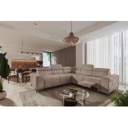 Narożnik Verona III Mix z funkcją spania oraz funkcją relax manualna tkanian Vena 14