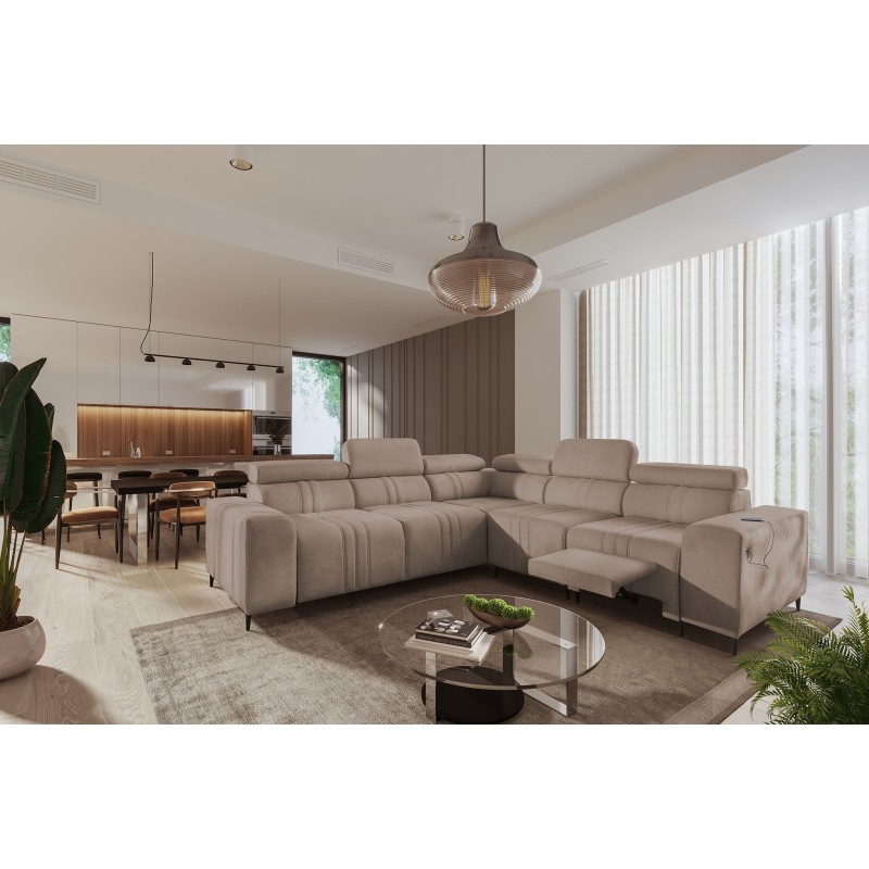 Narożnik Verona III Mix z funkcją spania oraz funkcją relax manualna tkanian Vena 14 Narożnik Verona III Mix z funkcją spania oraz funkcją relax manualna tkanian Vena 14