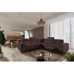 Narożnik Verona III Mix z funkcją spania oraz funkcją relax manualna tkanian Vena 13