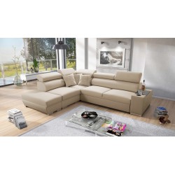 Napoli III corner sofa with sleeping function - elegance and functionality in one